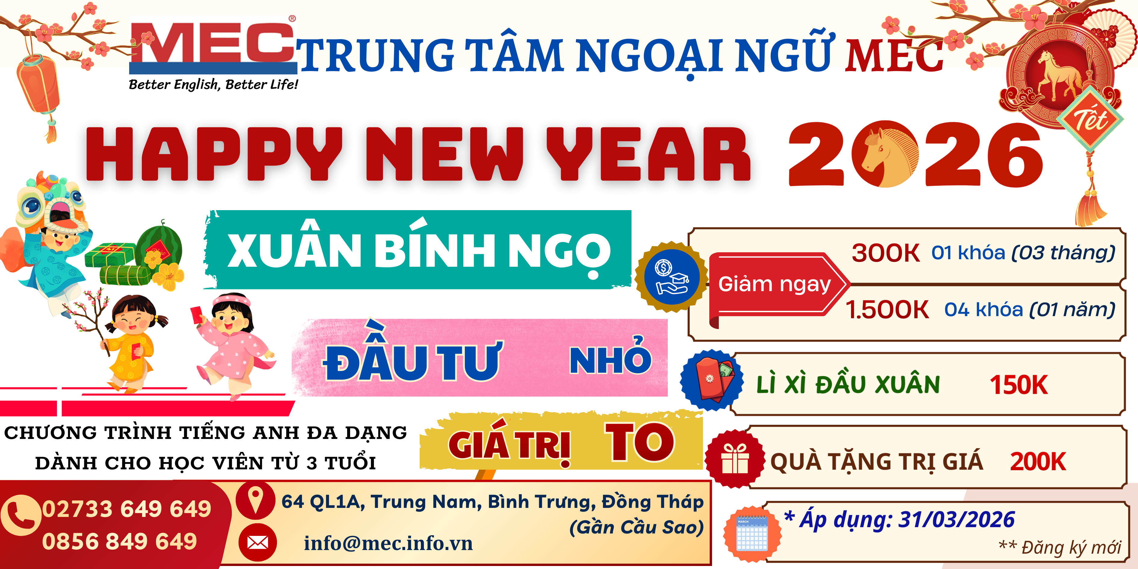 XUÂN BÍNH NGỌ 2026 - ĐẦU TƯ NHỎ, GIÁ TRỊ TO